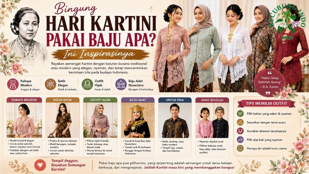 Hari Kartini Pakai Baju Apa