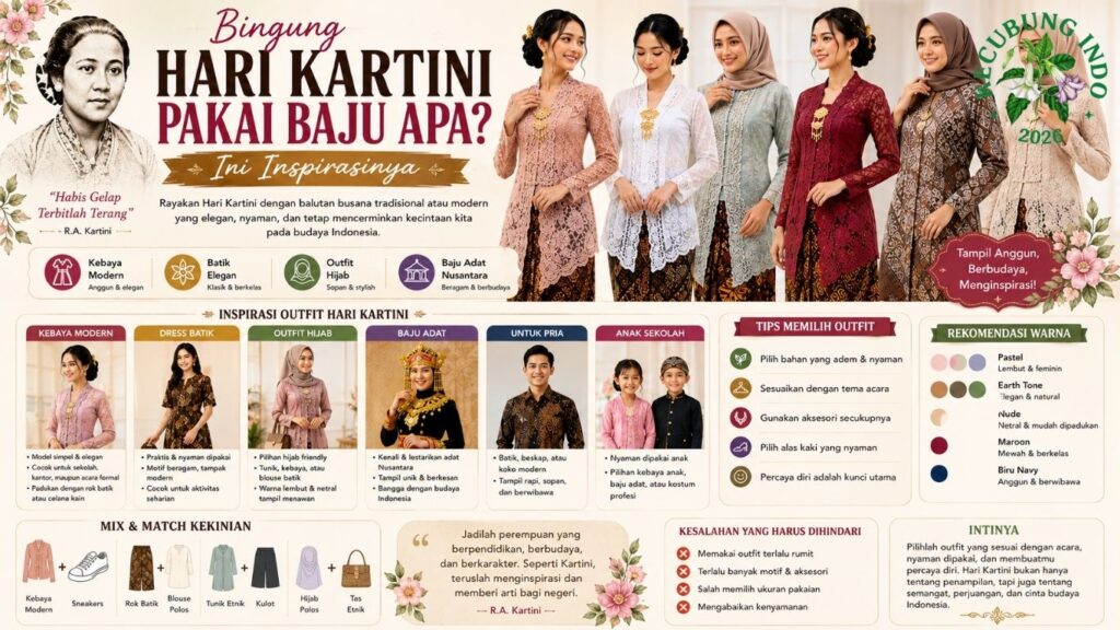 Hari Kartini Pakai Baju Apa