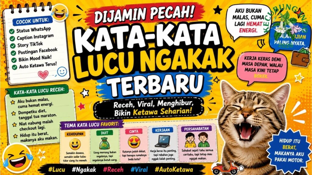 Kata-Kata Lucu Ngakak